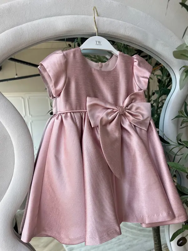 Girls bow party dress — Teter Warm CB36 Australia