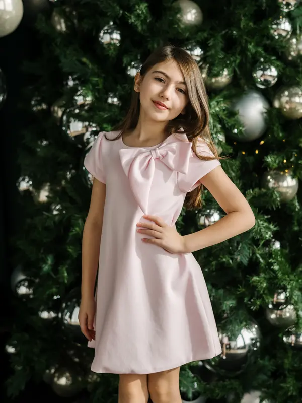 Pink bow party dress — Teter Warm CS42 Australia