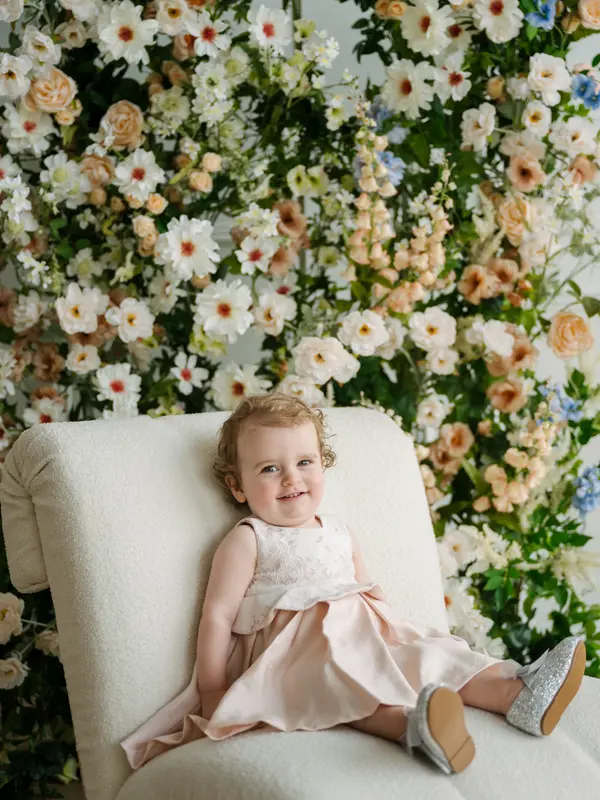 Dusty pink baby dress — colour collection — Teter Warm TW-01 Australia